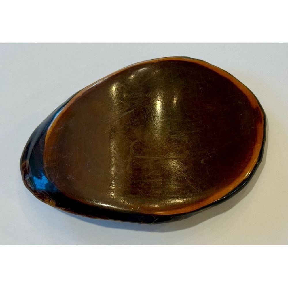 4" Wood Slice Vintage Belt Buckle Solid Brass Hardware Minimalist Nature Buckle